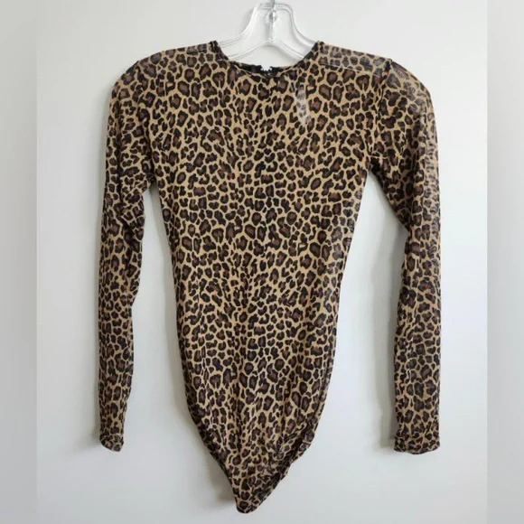 Leopard Print Bodysuit - Picture 4 of 7